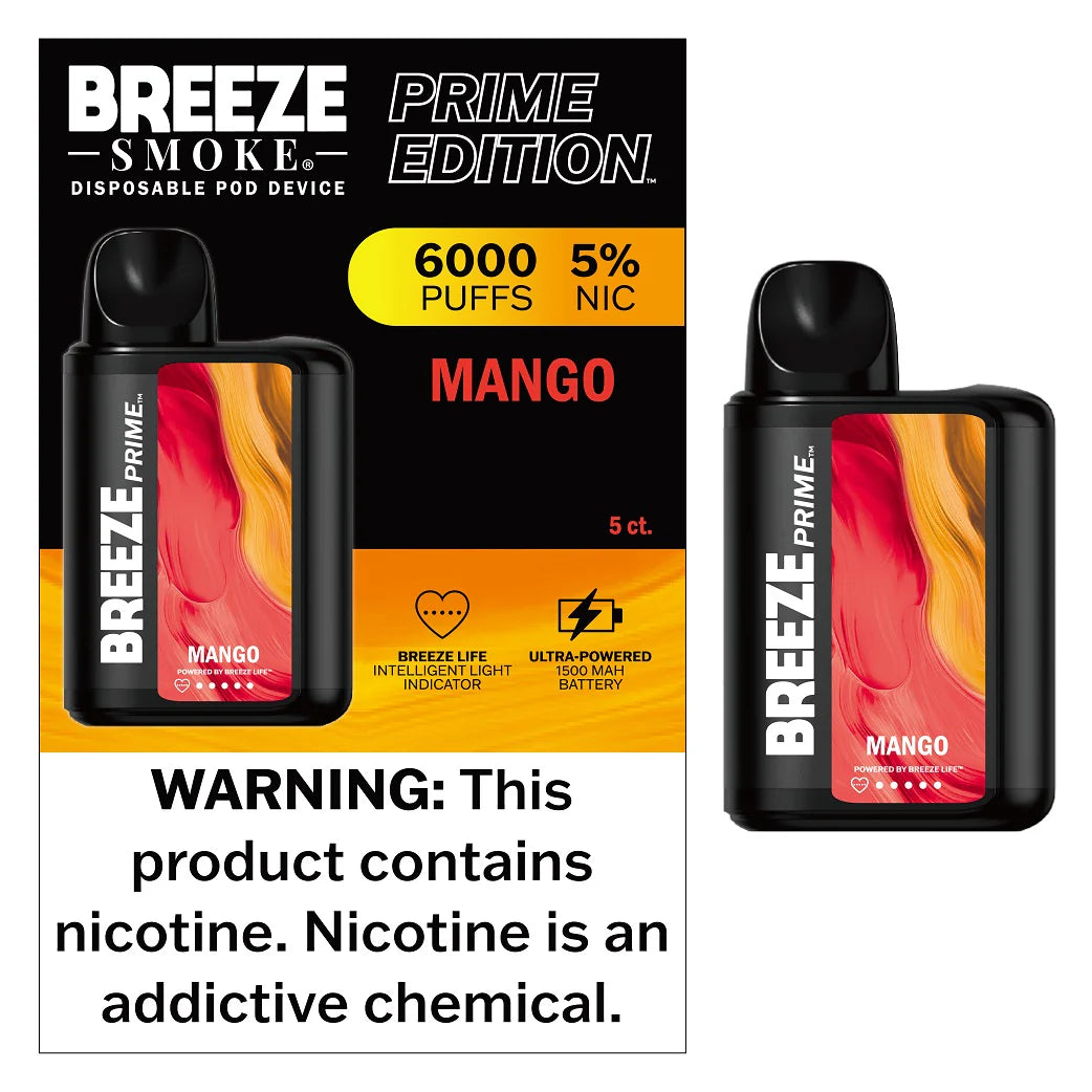 BREEZE PRIME 6000 PUFFS