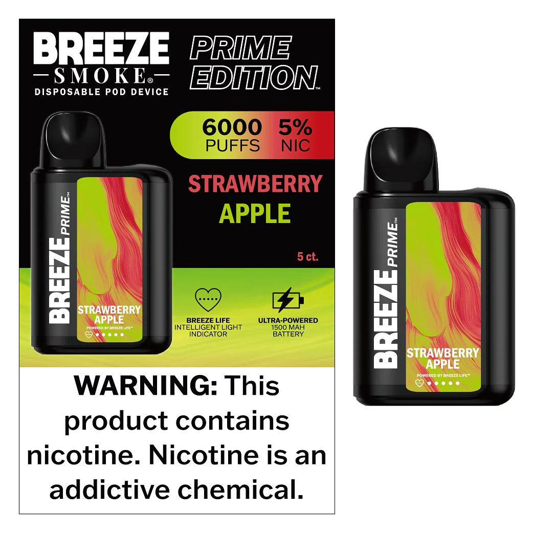 BREEZE PRIME 6000 PUFFS