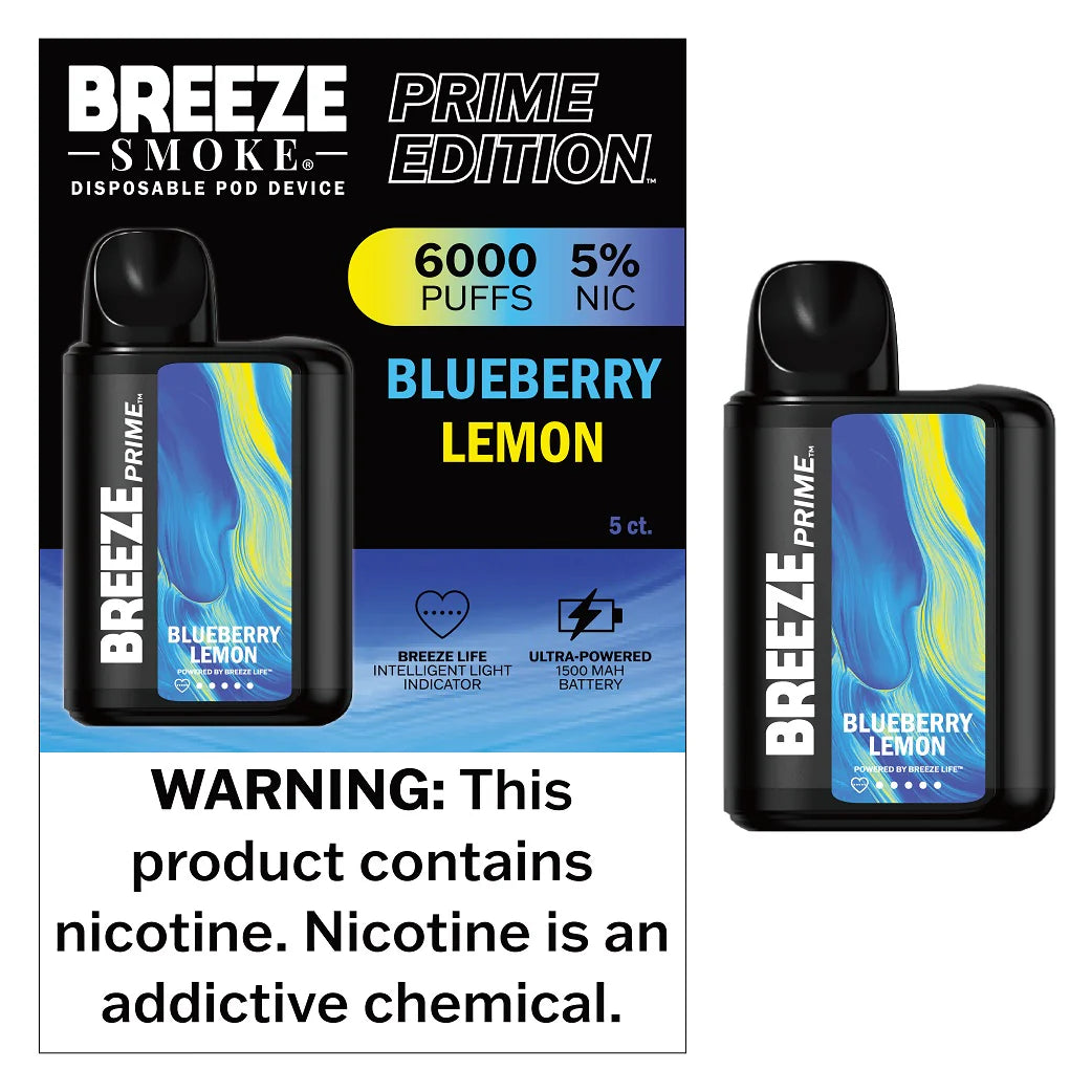BREEZE PRIME 6000 PUFFS