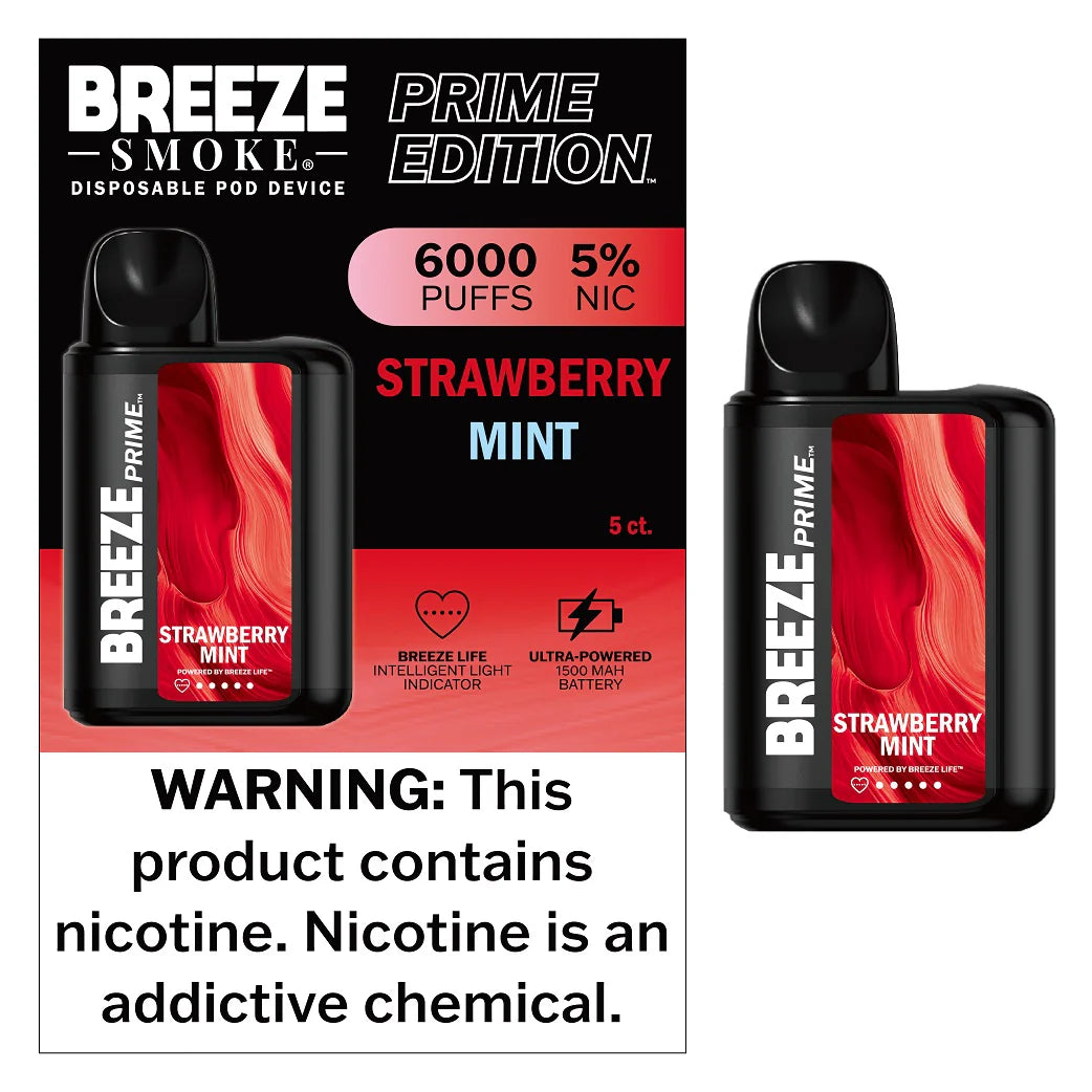 BREEZE PRIME 6000 PUFFS